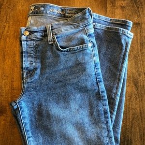 7 For All Mankind Josefina Skinny Boyfriend Jeans